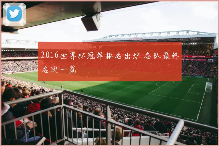 2016世界杯冠军排名出炉 各队最终名次一览