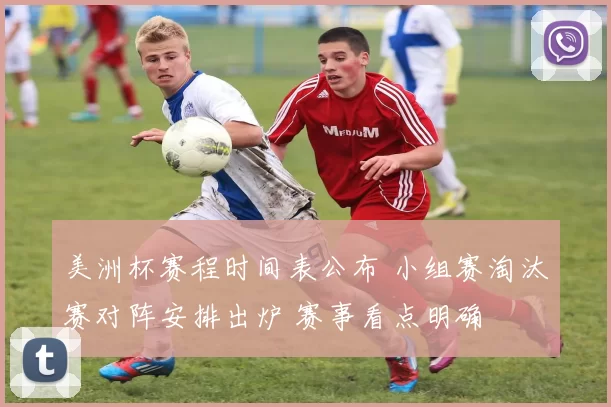 美洲杯赛程时间表公布 小组赛淘汰赛对阵安排出炉 赛事看点明确